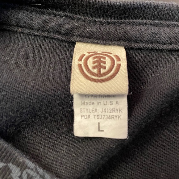 Element Black Graphic Short Sleeved T-shirt - Picture 3 of 3